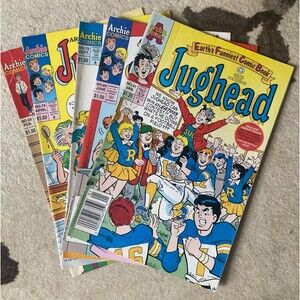 Vintage 90s Jughead Comic Lot 1990s Archie Comics Betty Cooper Veronica Lodge